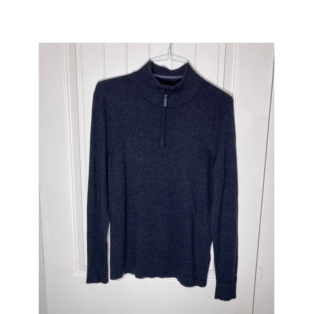 Smartwool Merino Wool 1/4 Zip Sweater Women Small Gray Lightweight Pullover Mock